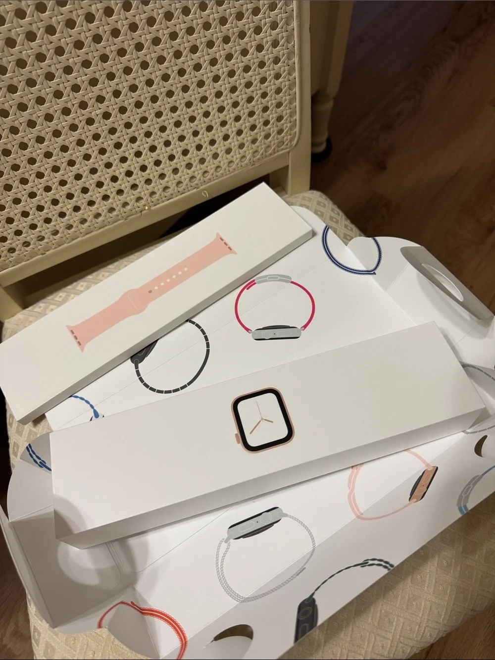 Pink Series 4 Apple Watch Box ONLY